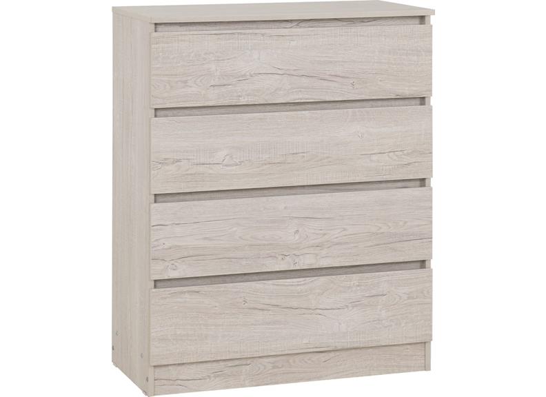 Malvern Urban Snow Four Drawer Chest