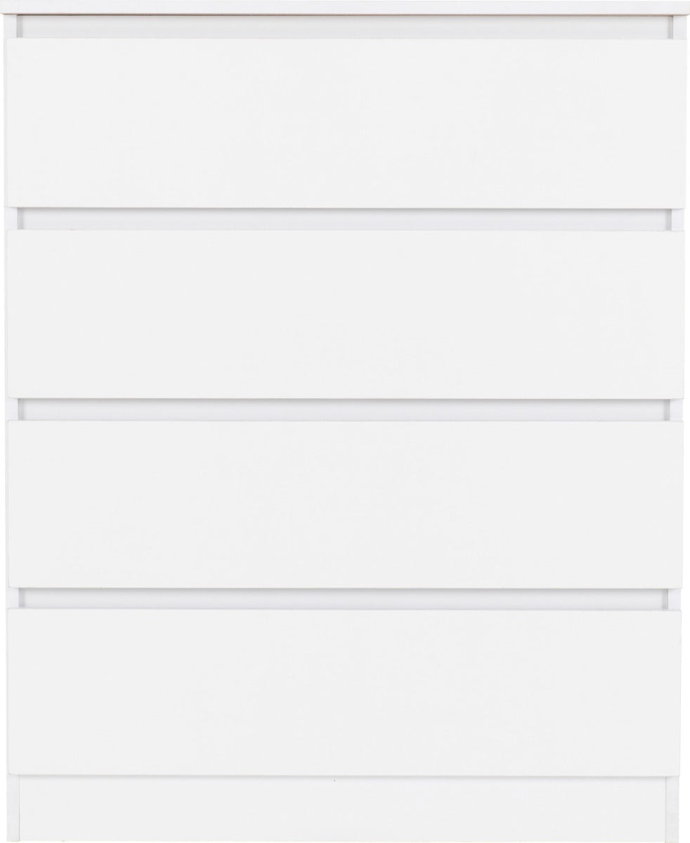 Malvern 4 Drawer Chest White