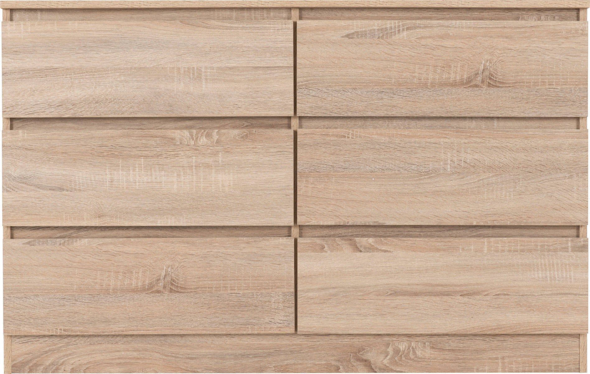 Malvern 6 Drawer Chest Sonoma Oak