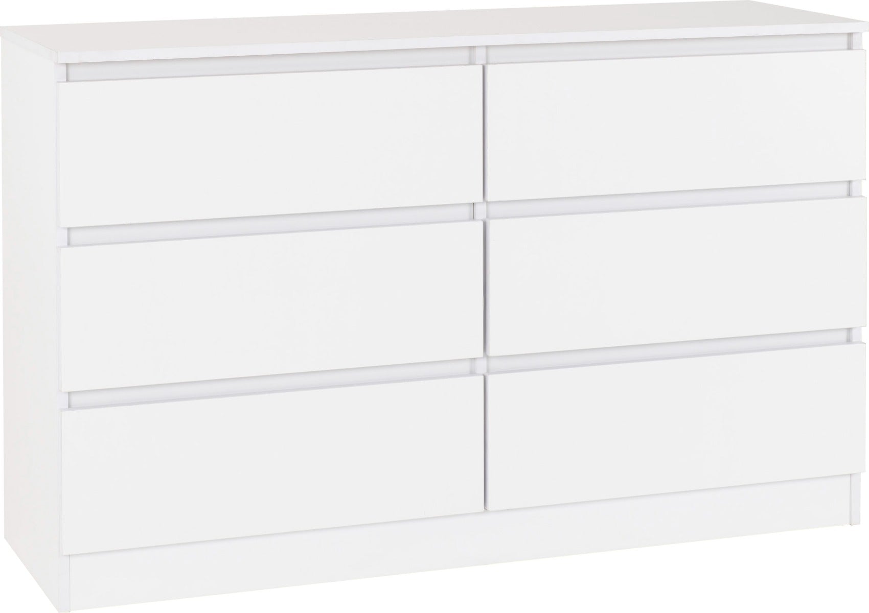 Malvern 6 Drawer Chest White