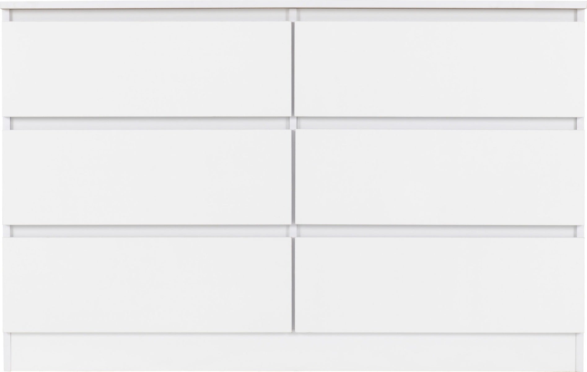 Malvern 6 Drawer Chest White