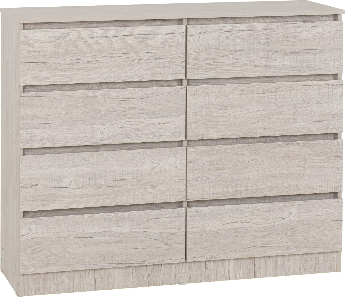 Malvern 8 Drawer Chest Urban Snow