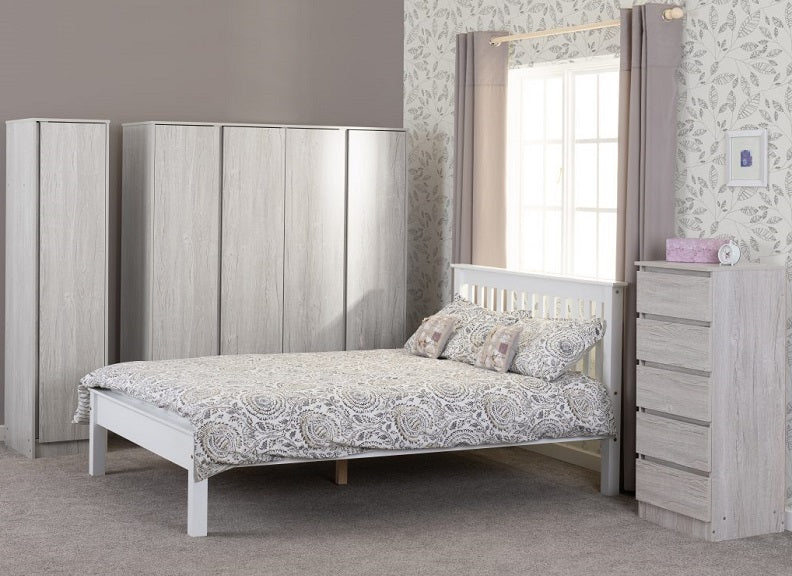 Malvern Urban Snow 4 Door Wardrobe