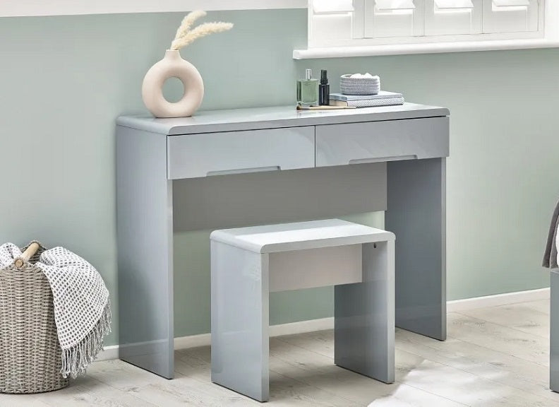Manhattan Grey Dressing Table And Stool