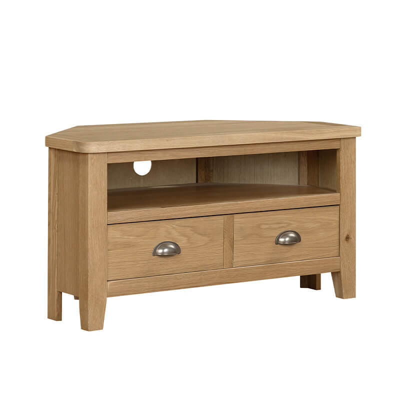 Marsden TV Unit Corner 900 Natural Oak