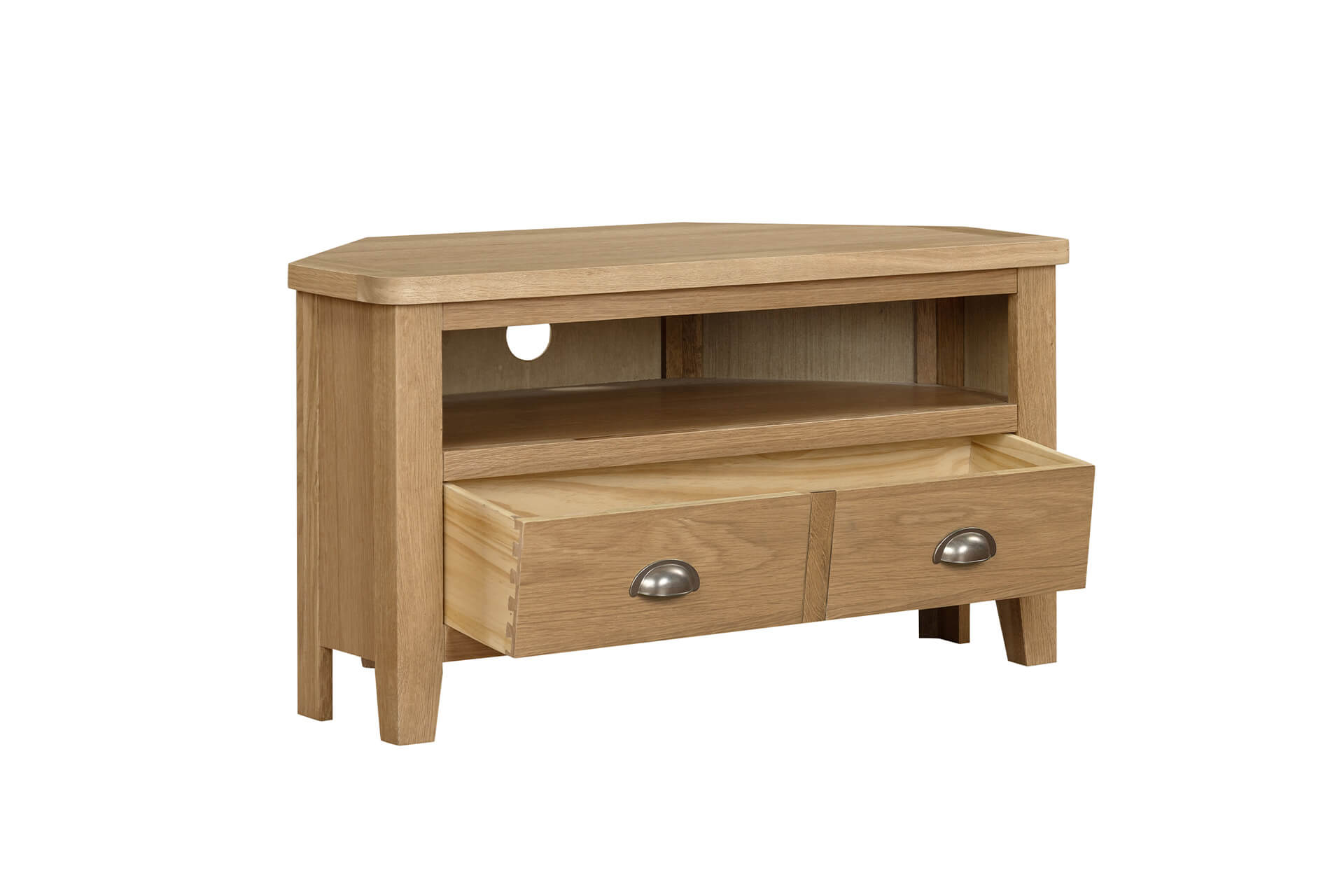 Marsden TV Unit Corner 900 Natural Oak
