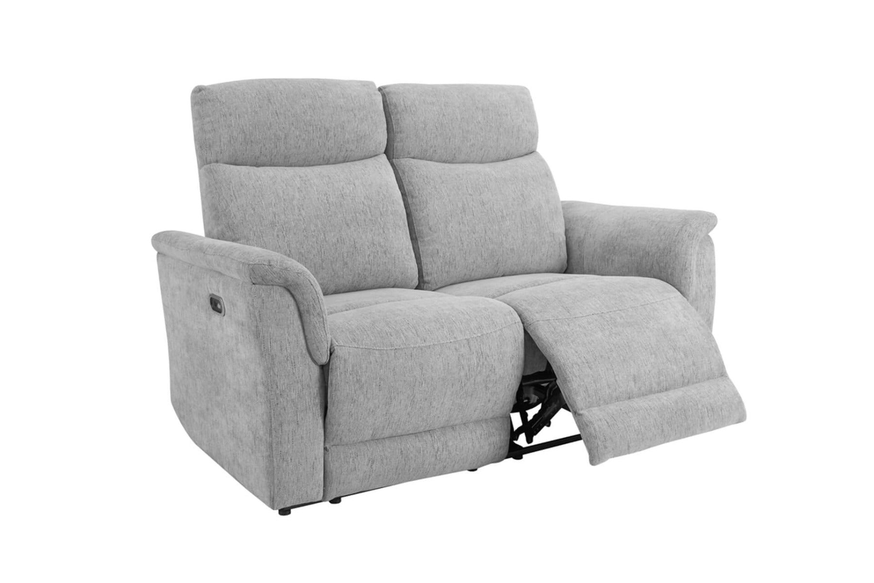 Maude 2 Seater Electric Recliner in Mocha or Grey – Modern Comfort with USB Charging – Free Nationwide Delivery
