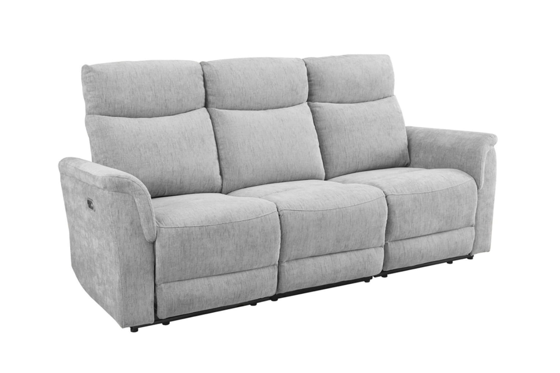 Maude 3 Seater Electric Recliner in Mocha or Grey – Ultimate Comfort with USB Charging – Free Nationwide Delivery