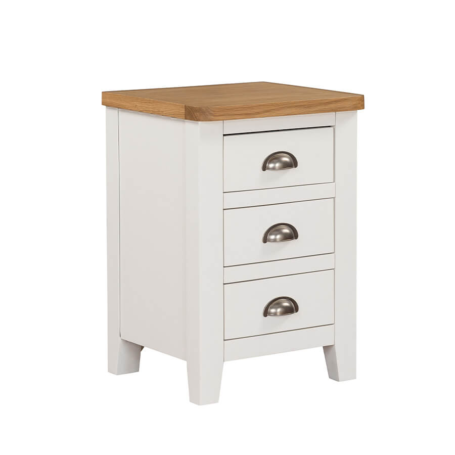 Mellor 3 Drawer Bedside Table