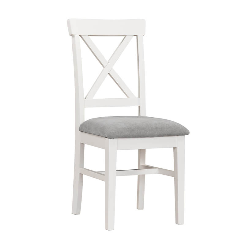 Mellor Dining Chair Fabric Seat Grey