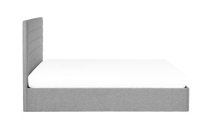 Merida Lift-Up Storage Bed 135CM - Grey Linen | Ottoman Storage Bed