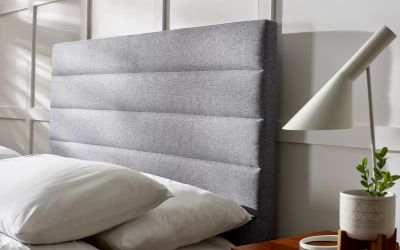 Merida Lift-Up Storage Bed 135CM - Grey Linen | Ottoman Storage Bed