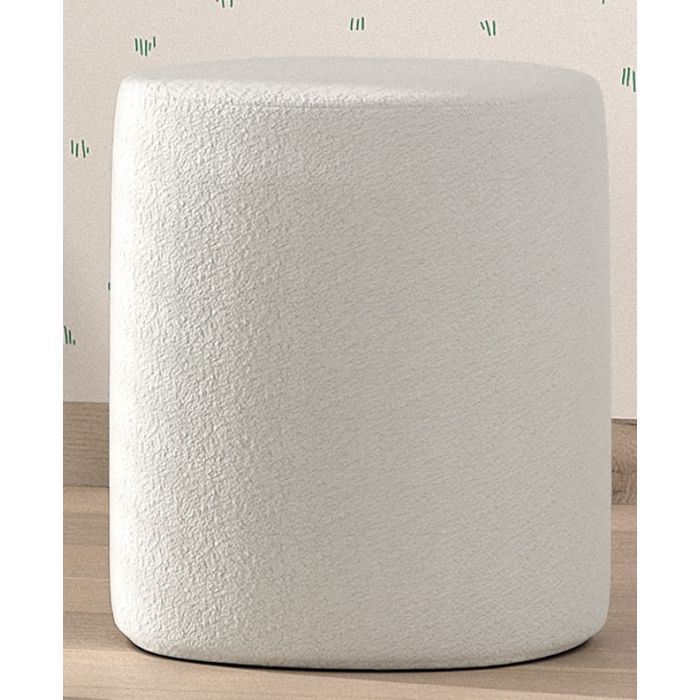 MOON STOOL WHITE BOUCLE