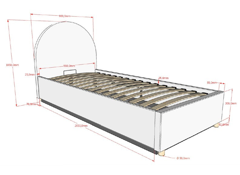 Moon Ottoman Child's Beds