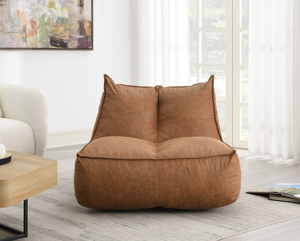 Modern Tan Sofa Bean Bag – Sleek Minimalist Design for Ultimate Comfort | Free Delivery from Homeline Furniture