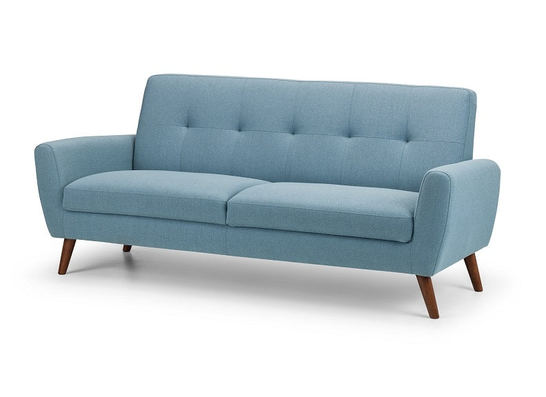 Monza Blue 3 Seat Sofa