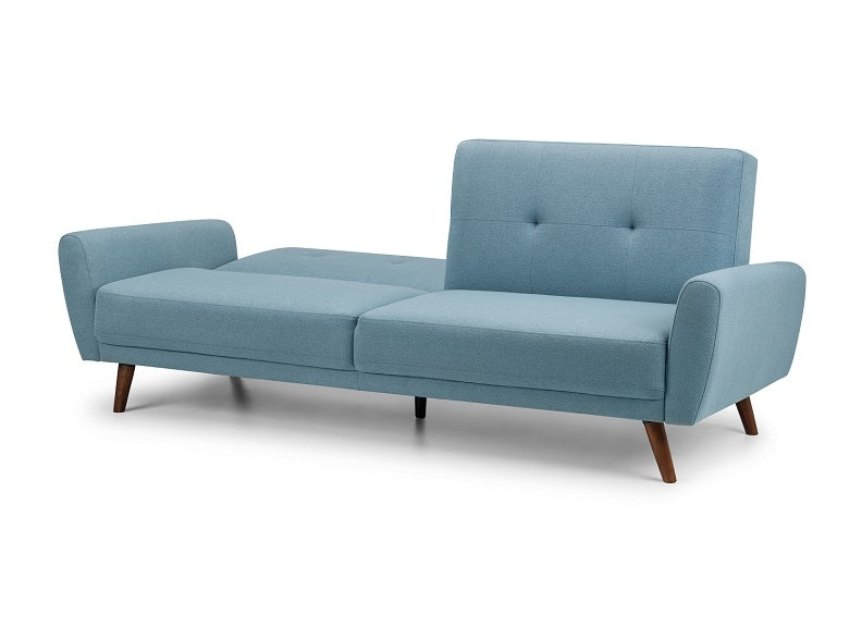 Monza Blue Sofabed -split back 