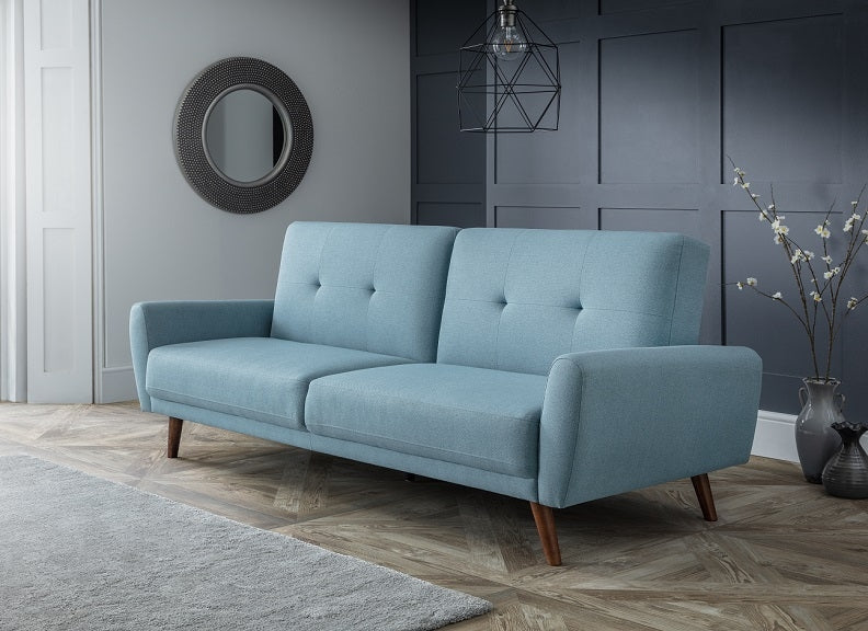 Monza Blue Sofabed - closed
