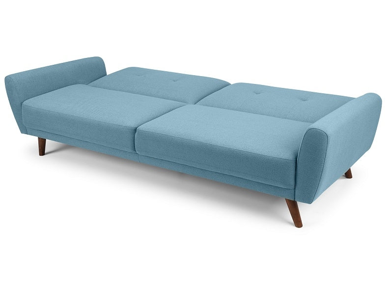 Monza Blue Sofabed - open2