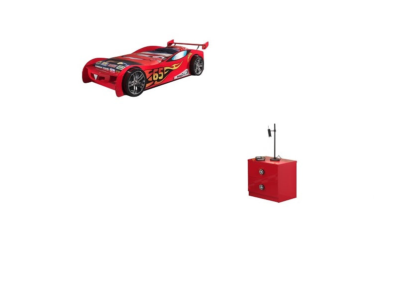Lemans Racing Car Bed W/Optional Monza Bedside