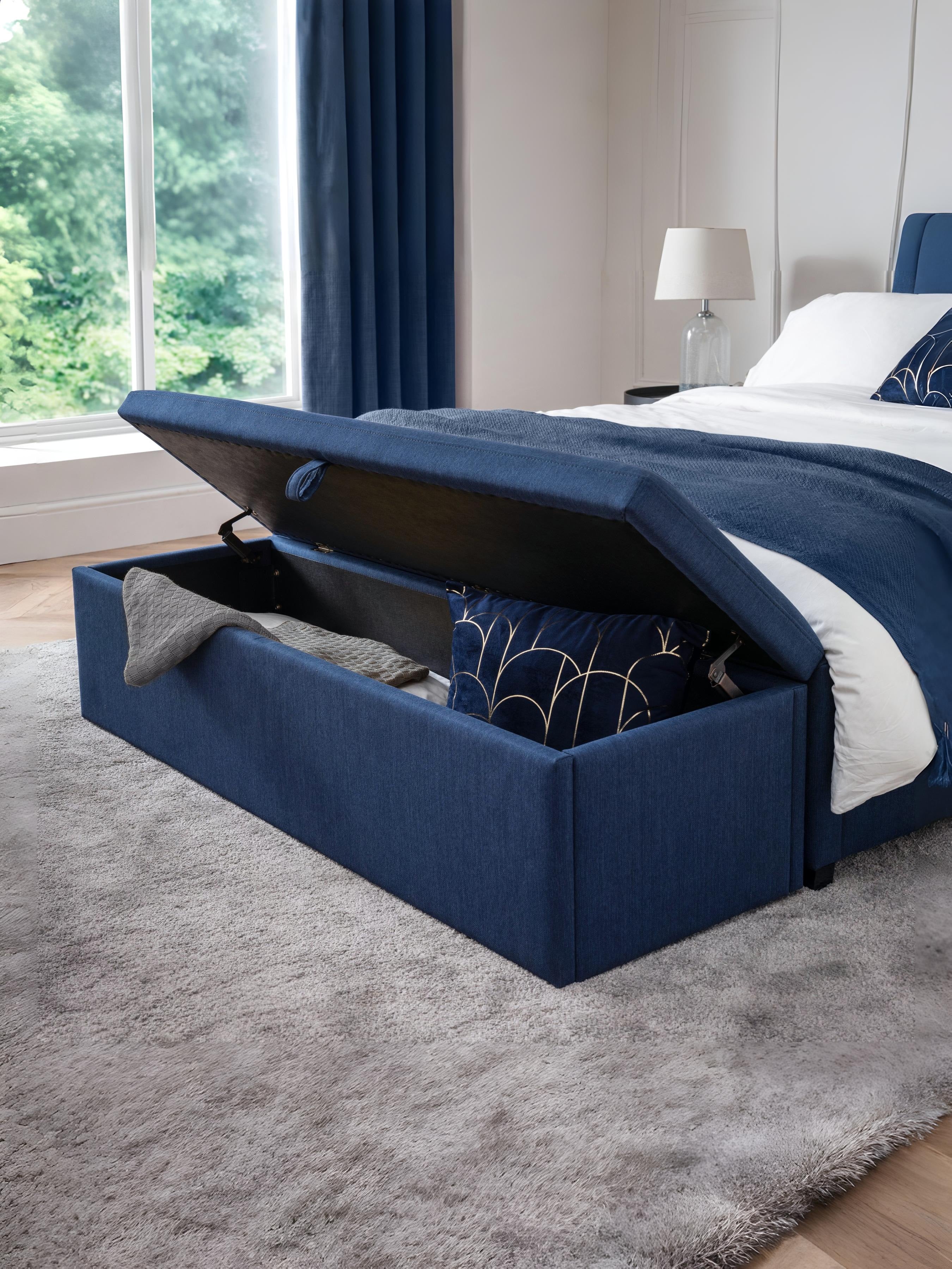 Sorrento Blanket Box - Blue