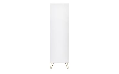 Murano 2 Door 1 Drawer Wardrobe - Matte White | Elegant Storage Solution