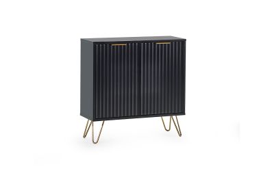 Murano Compact Sideboard - Matte Black | Elegant Storage for Modern Living