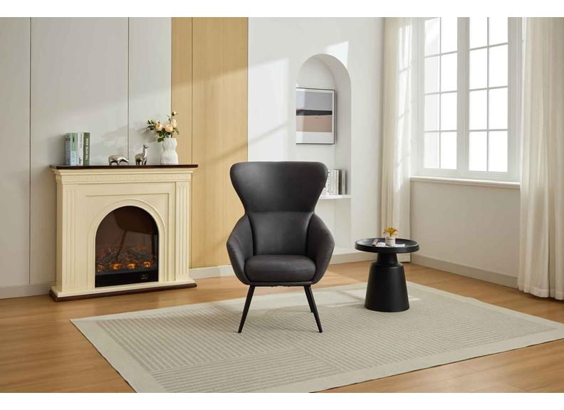 Nantes Graphite Accent Chair