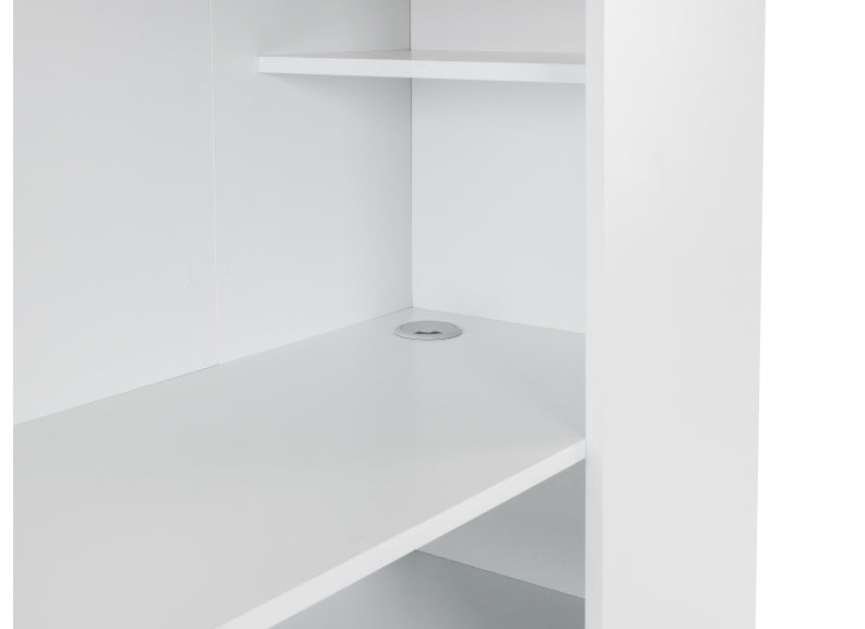 Nebula White Gaming Bed Shelf