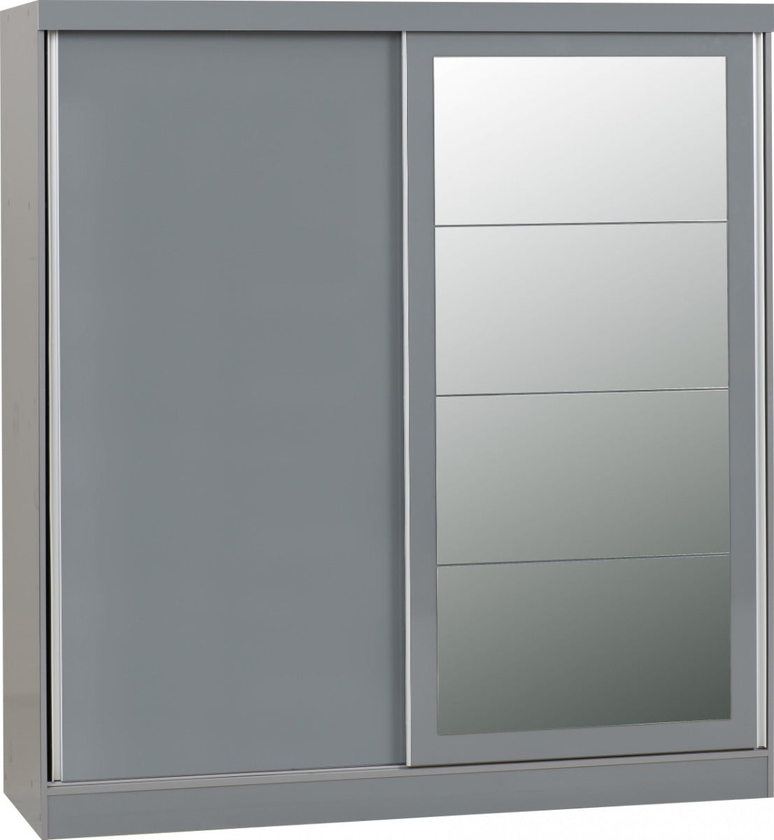 Nevada Grey Two Door Sliding Wardrobe