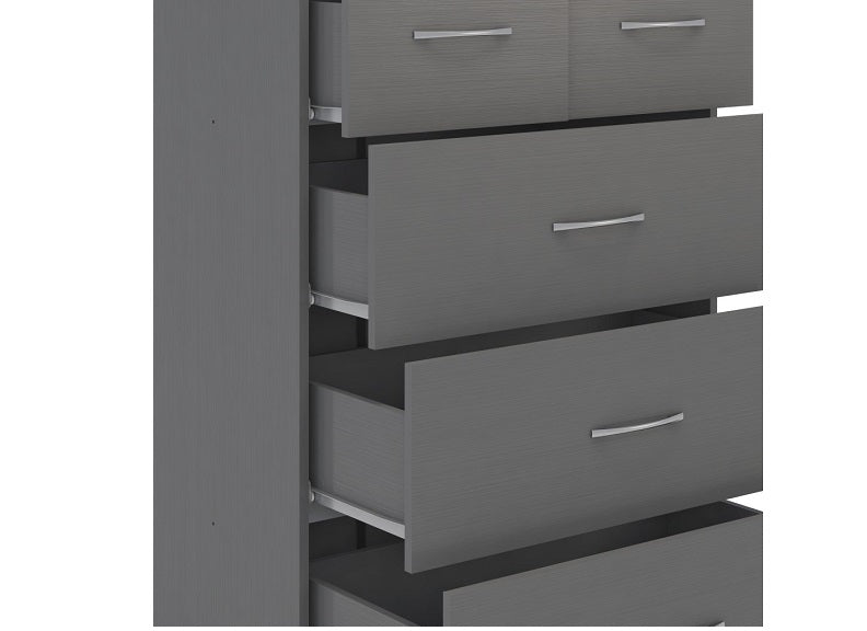 Nevada Full Grey 2+3 Drawer Chest