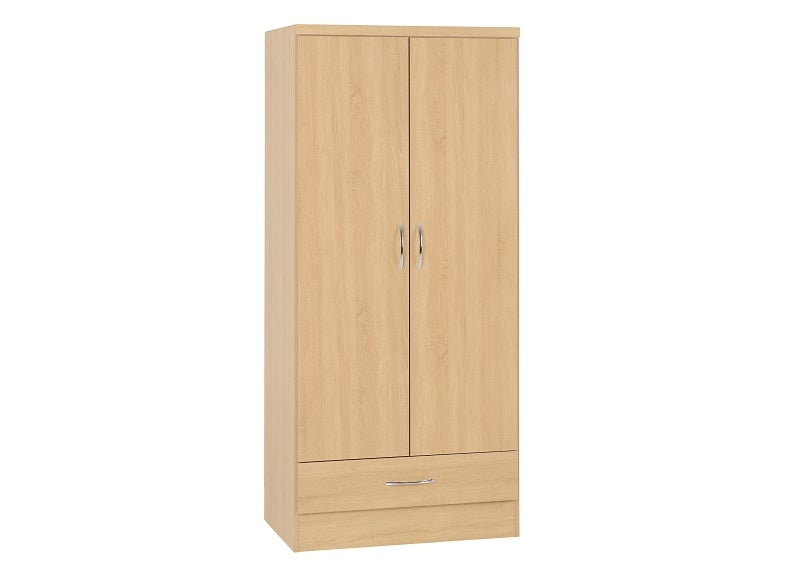 Nevada Sonoma Oak 2 Dr 1 Drw Robe