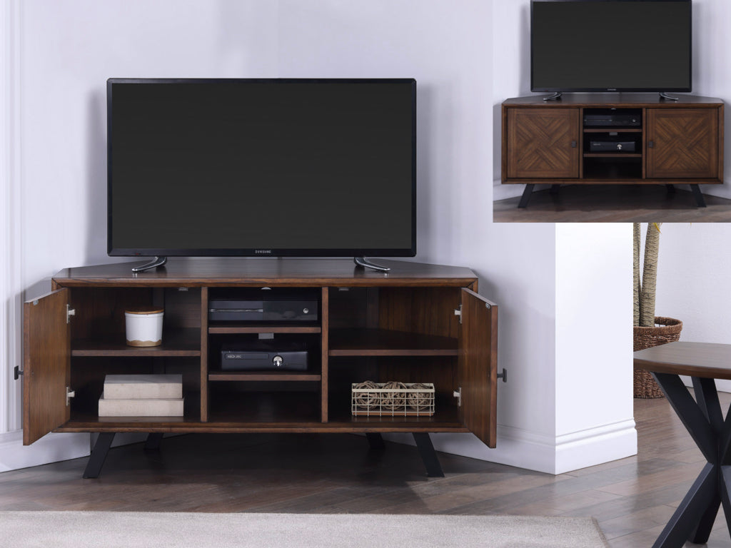 Nevada Corner TV Unit (PRE-ORDER FOR NOVEMBER)