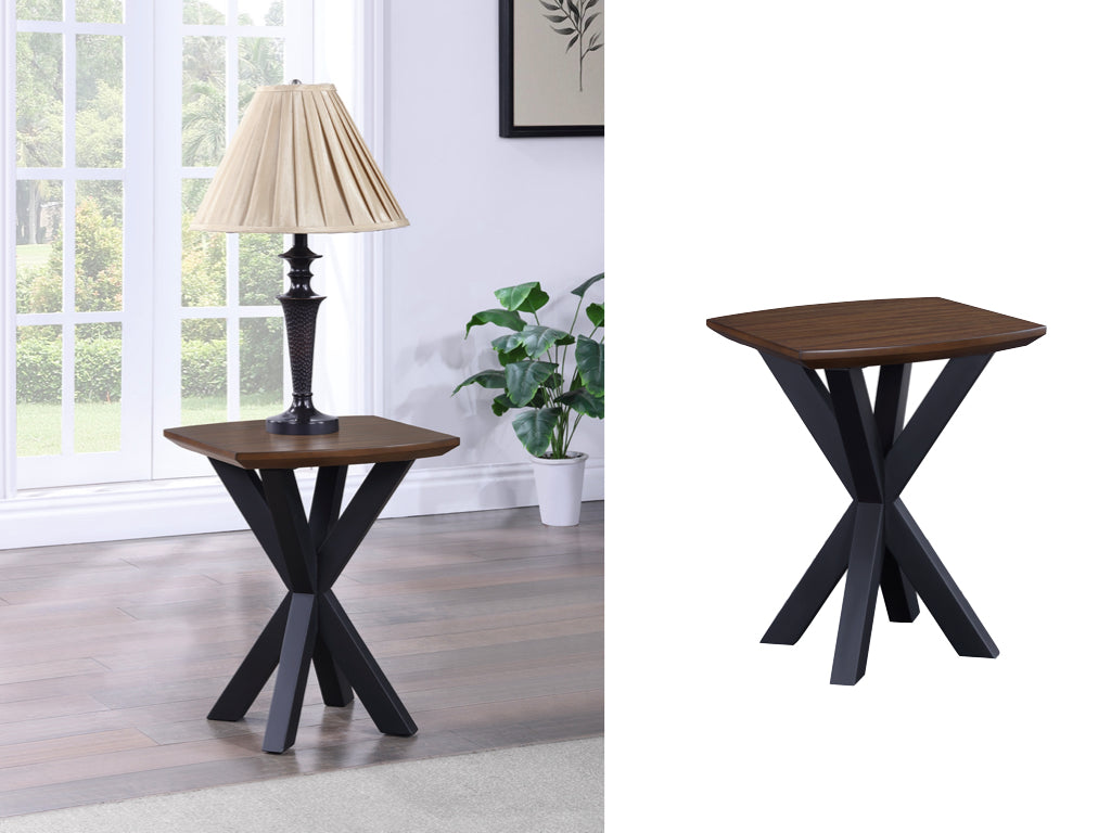 Nevada Curved Lamp Table