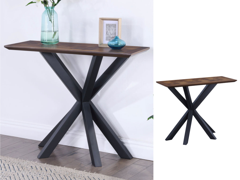 Nevada Rectangular Console Parquet Top
