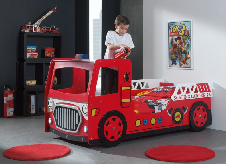Fire Truck Duvet Cover & Pillowcase