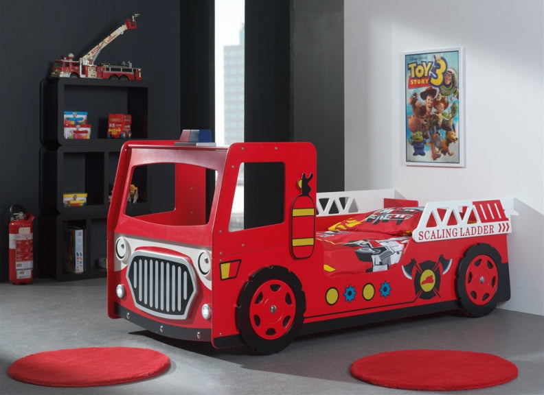 Fire Truck Duvet Cover & Pillowcase