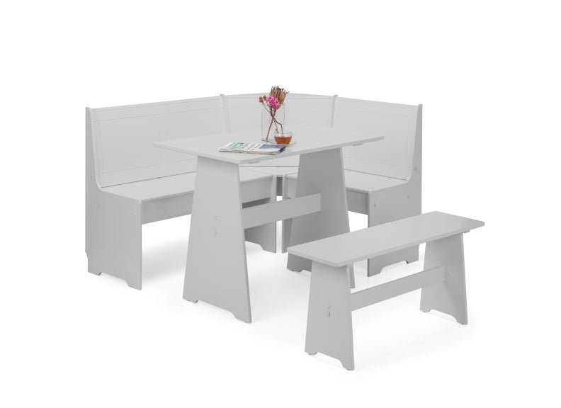 Newport Dove Grey Corner Dining Set 