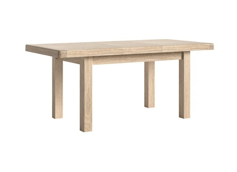 Normandy Small Ext Dining Table | Whitewashed Oak Finish