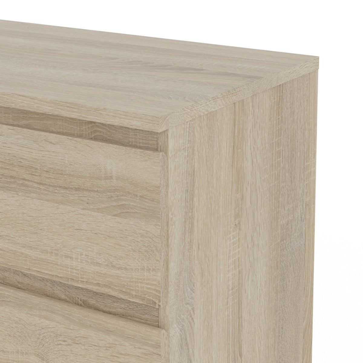 Nova Wide Chest with 5 Drawers - Oak Finish (Pre-order only)