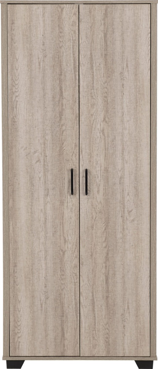 Oliver 2 Door Wardrobe Light Oak Effect **EXPRESS DELIVERY**