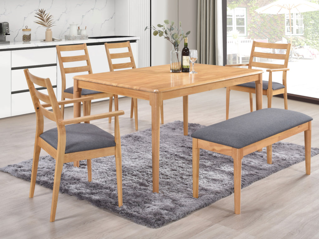 Orlando Oak 150cm Dining Set