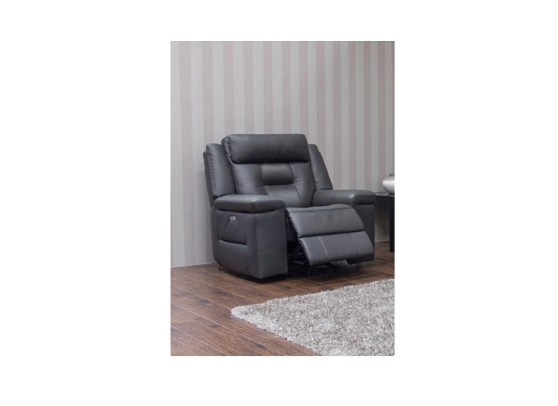 Osbourne Full Leather Reclining Armchair W/Optional Power