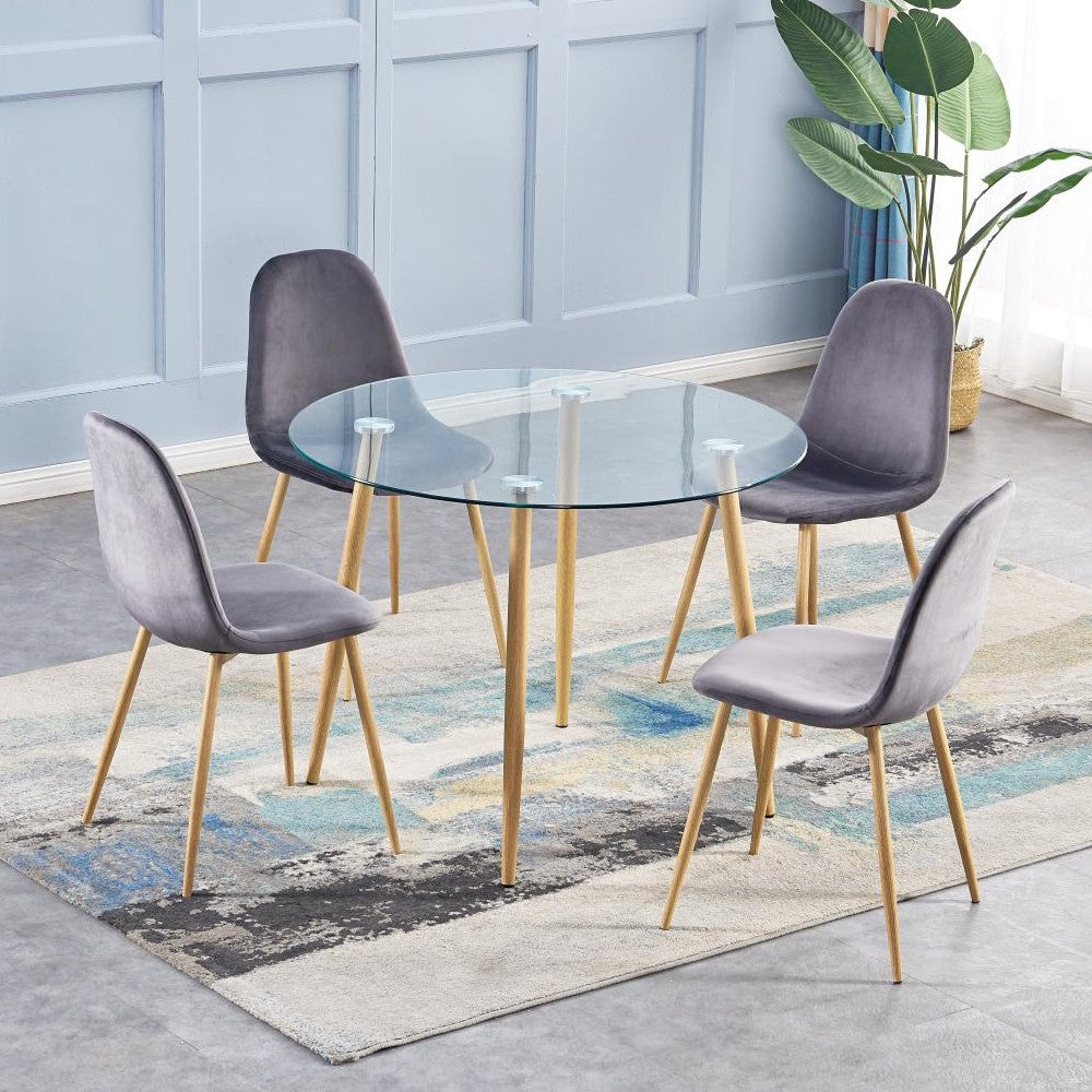 Oslo Grey Chair - Stylish and Comfortable Seating for Any Room