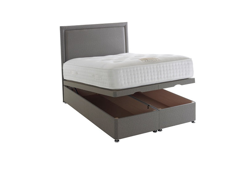 Durabeds 3 ft Standard Divan Base - Fabric Upholstery with Storage Options
