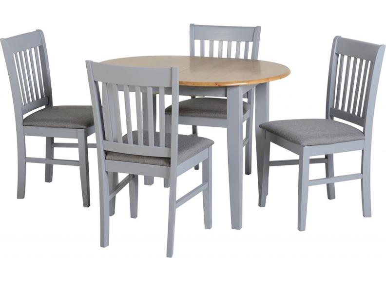 Oxford Grey Extending Dining Set