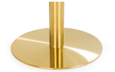 Palermo Round Pedestal Dining Table | Elegant Marble Effect Design