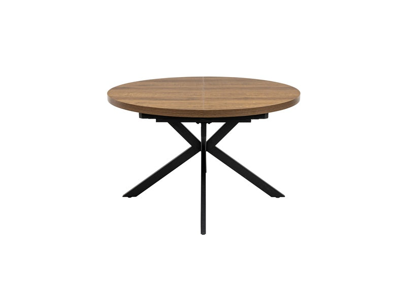 Panama Dark Oak Round Dining Sets W/Four Fontana Chairs
