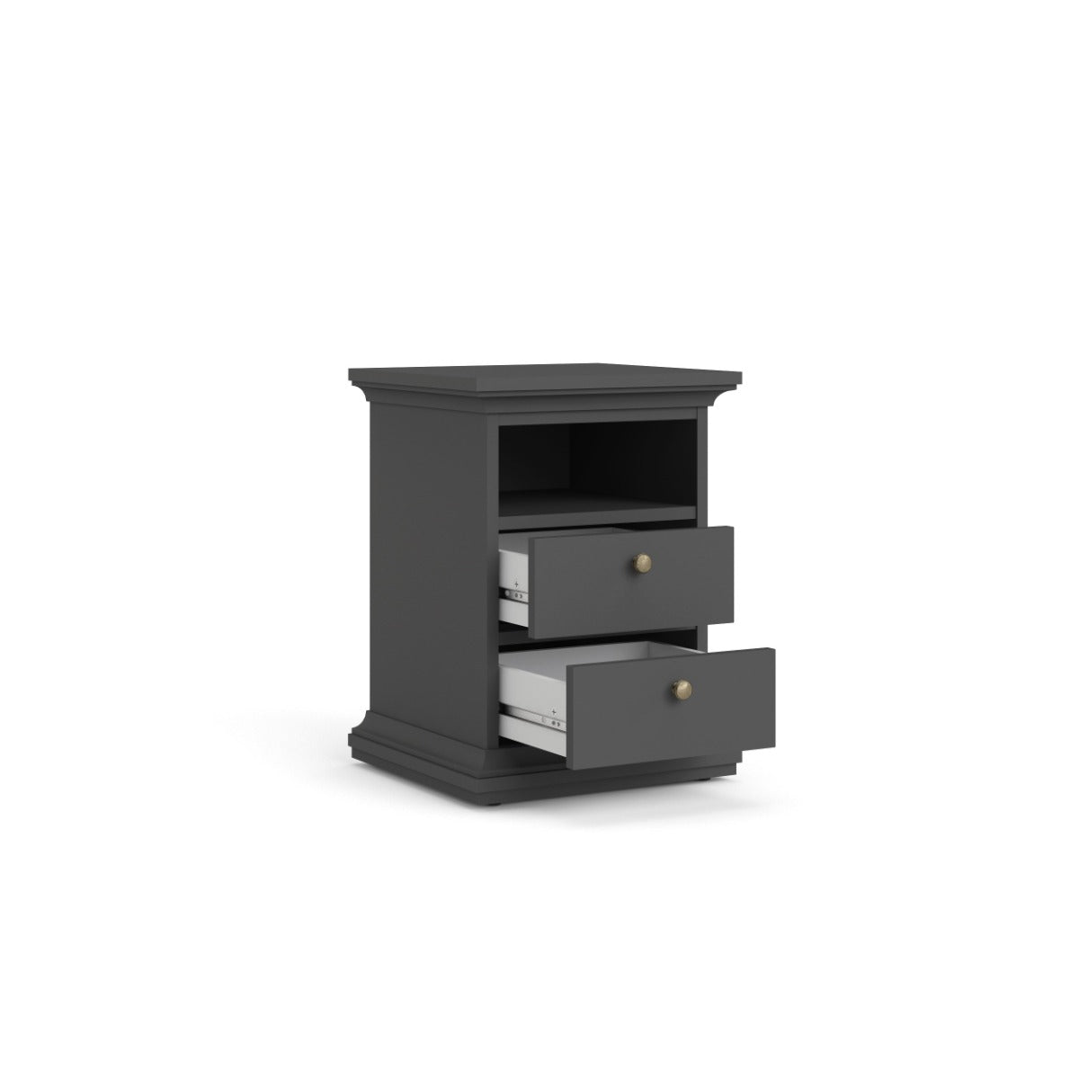 Paris Small Bedside - Grey