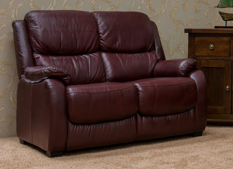 Parker Half-Leather Fixed Two Seat Sofas